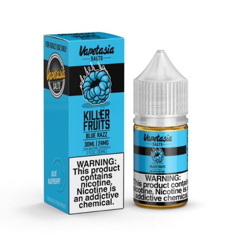 Killer Fruits Blue Razz by Vapetasia Synthetic Sal...