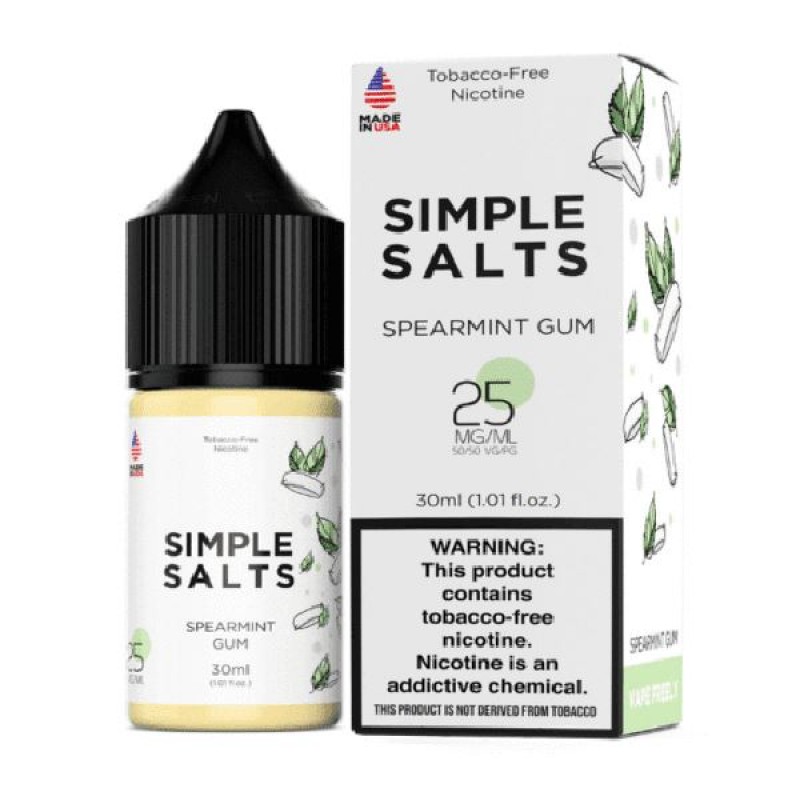 Spearmint Gum by Simple Salts E-Liquid