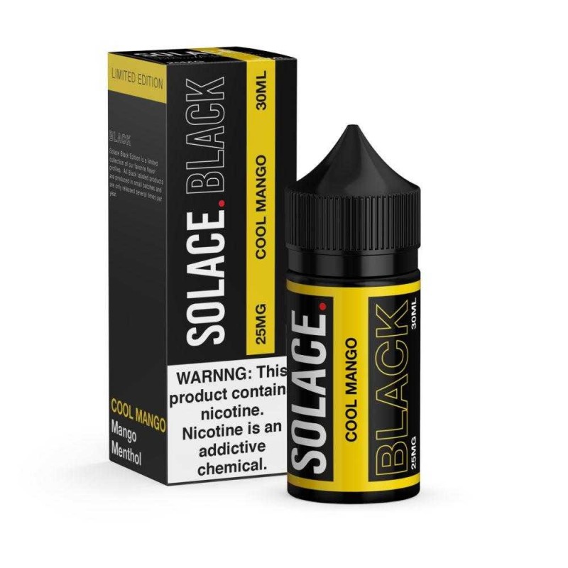 SOLACE BLACK | Cool Mango 30ML eLiquid *CLEARANCE*