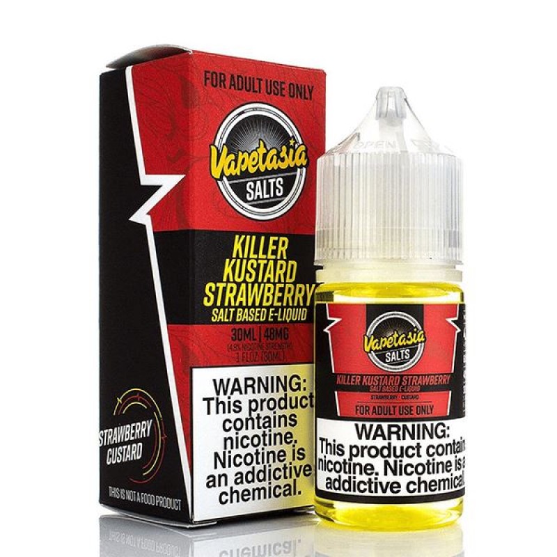 Killer Kustard Strawberry By Vapetasia Salt E-Liqu...