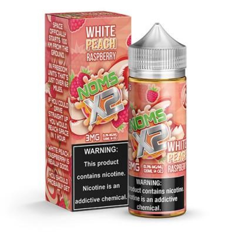 White Peach Raspberry by NOMS X2 120ml