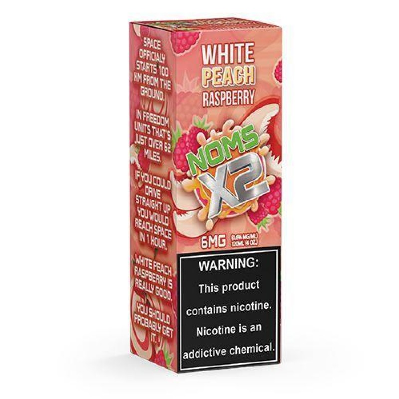 White Peach Raspberry by NOMS X2 120ml