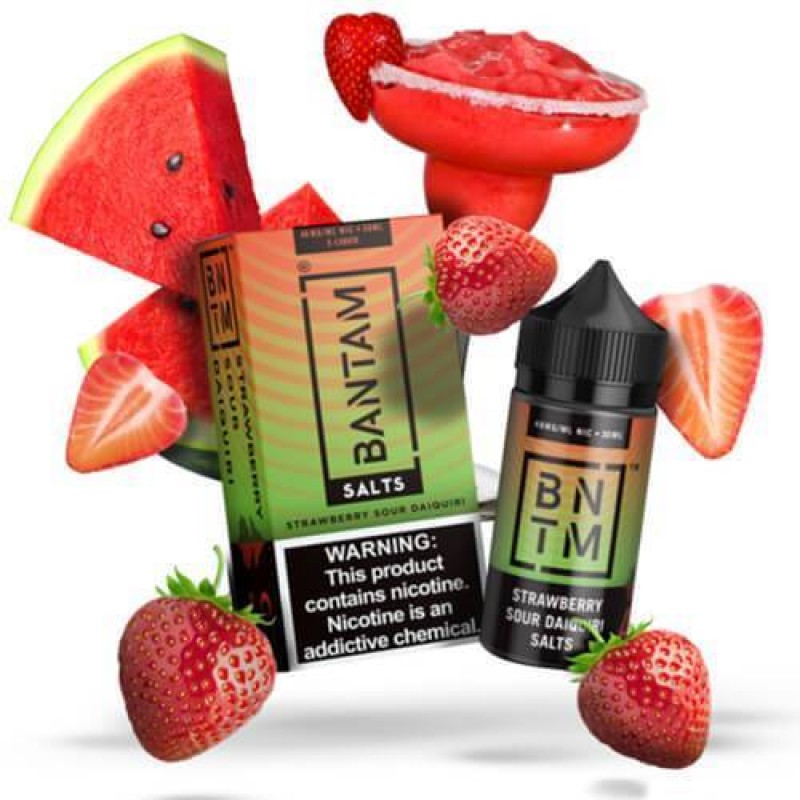 BANTAM SALTS | STRAWBERRY SOUR DAIQUIRI 30ML eLiqu...