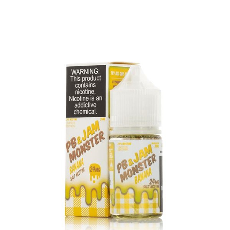 Banana PB & J By Jam Monster Salts E-Liquid