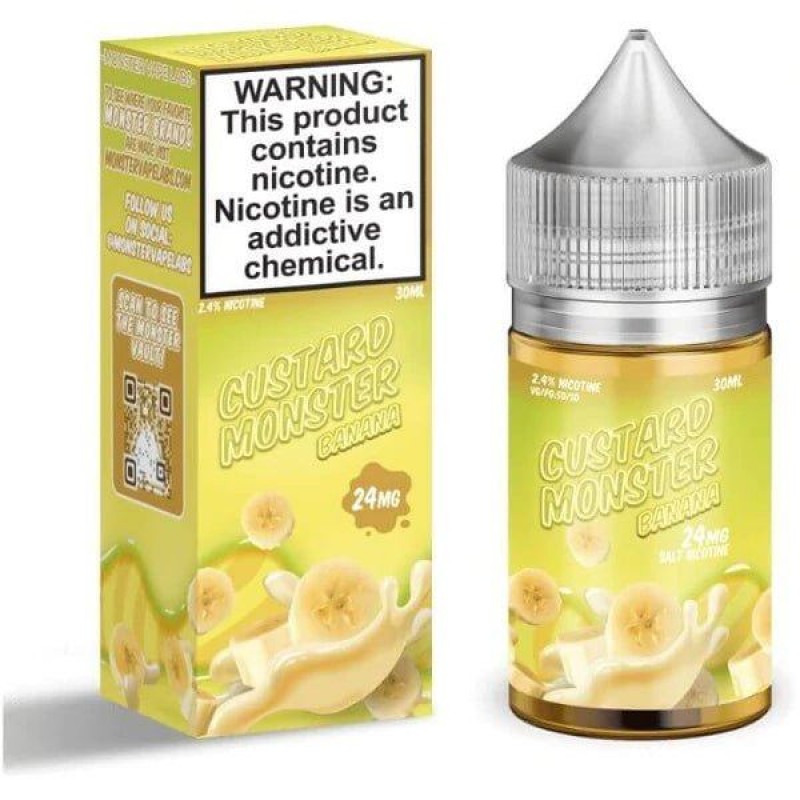 Banana Custard by Jam Monster Salt Nicotine 30ml