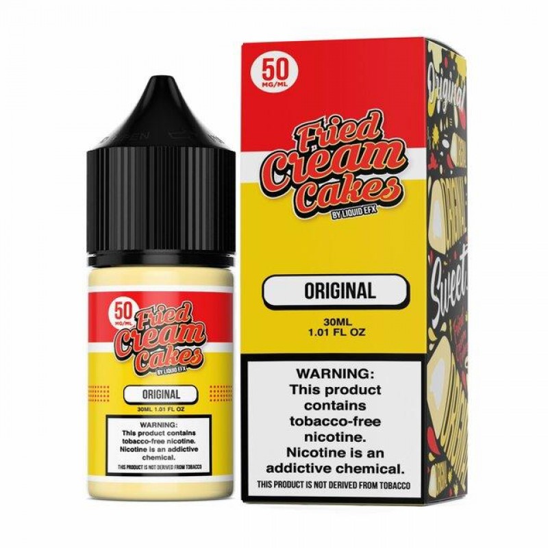 Original Fried Cream Cakes SALTS by Liquid EFX 30m...