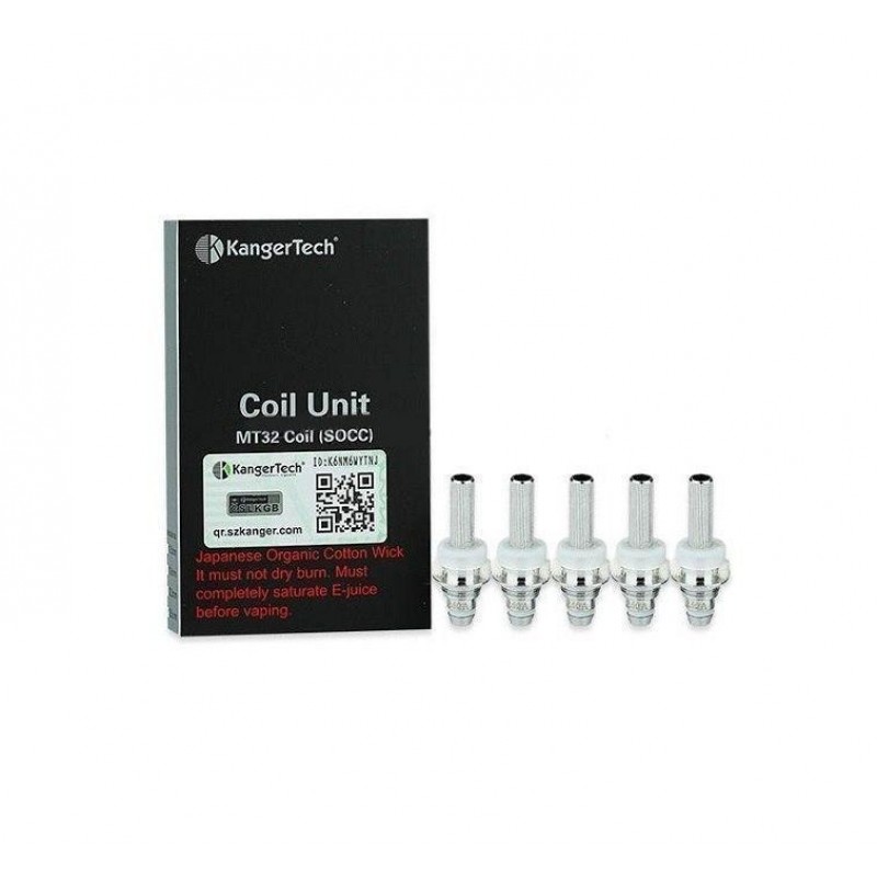 Kangertech MT32 SOCC Coils (Pack of 5)