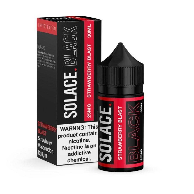 SOLACE BLACK | Strawberry Blast 30ML eLiquid *CLEA...