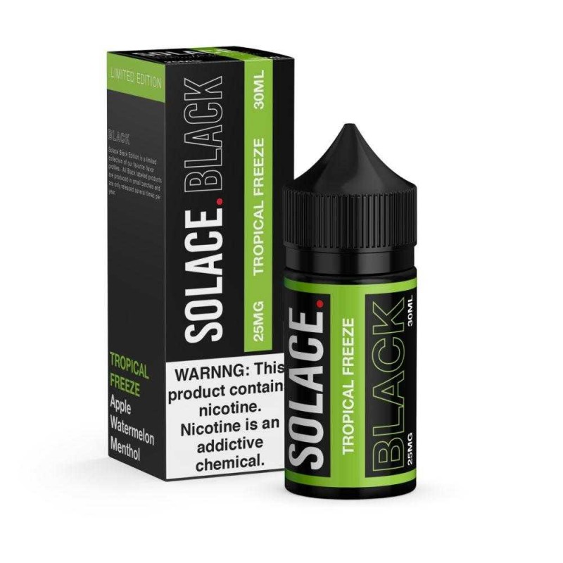 SOLACE BLACK | Tropical Freeze 30ML eLiquid *CLEAR...