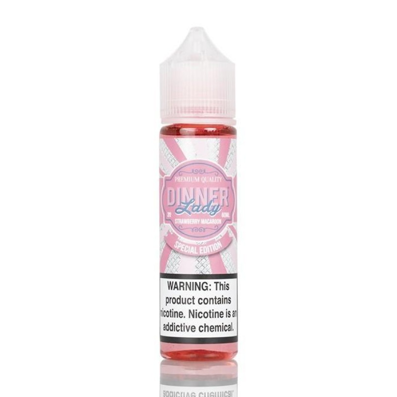 Strawberry Macaroon by Dinner Lady E-Liquid TFN Se...