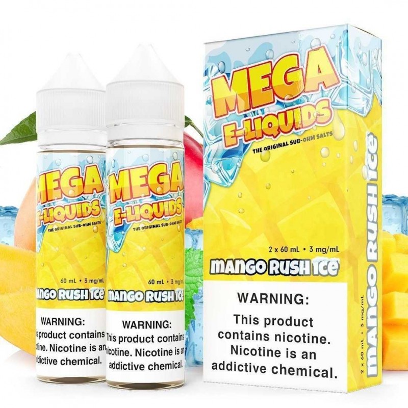 Mango Rush Ice by MEGA eJuice 2X 60ml