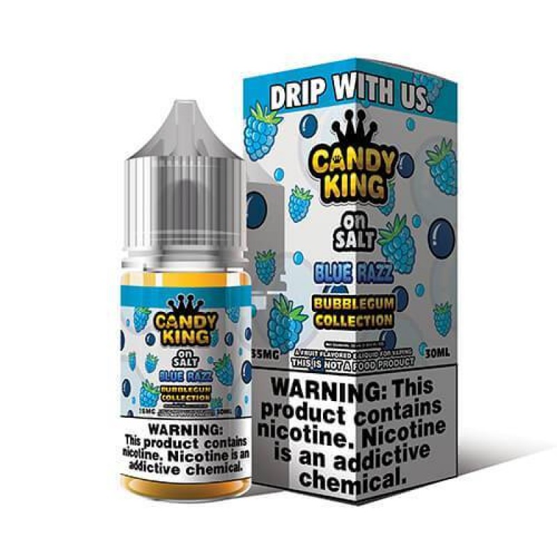 Blue Razz by Candy King Bubblegum On Salt 30ml