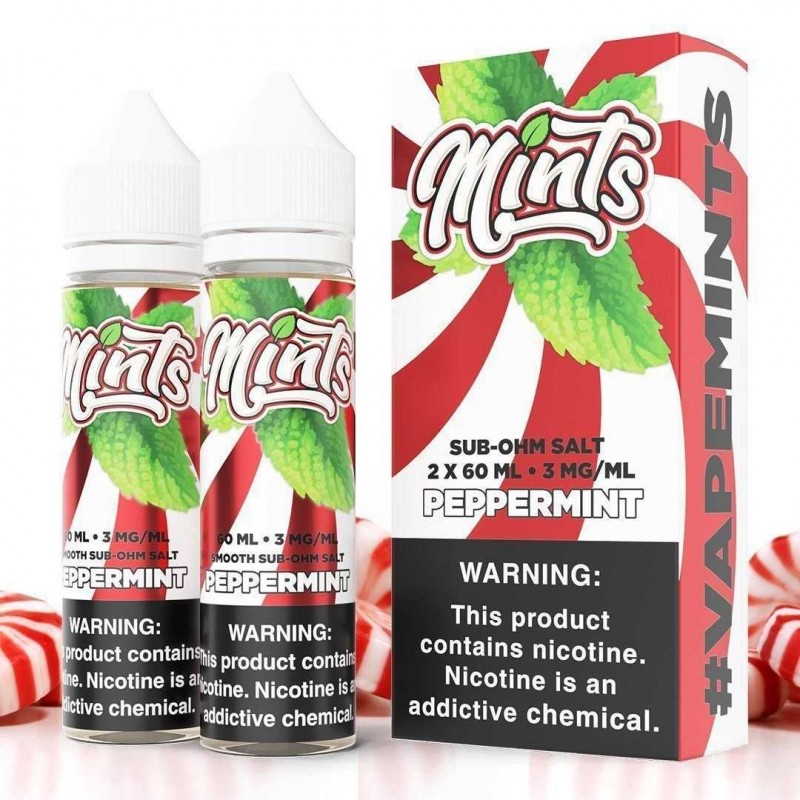 Peppermint by MINTS SUB OHM SALT SERIES E-Liquid 2...