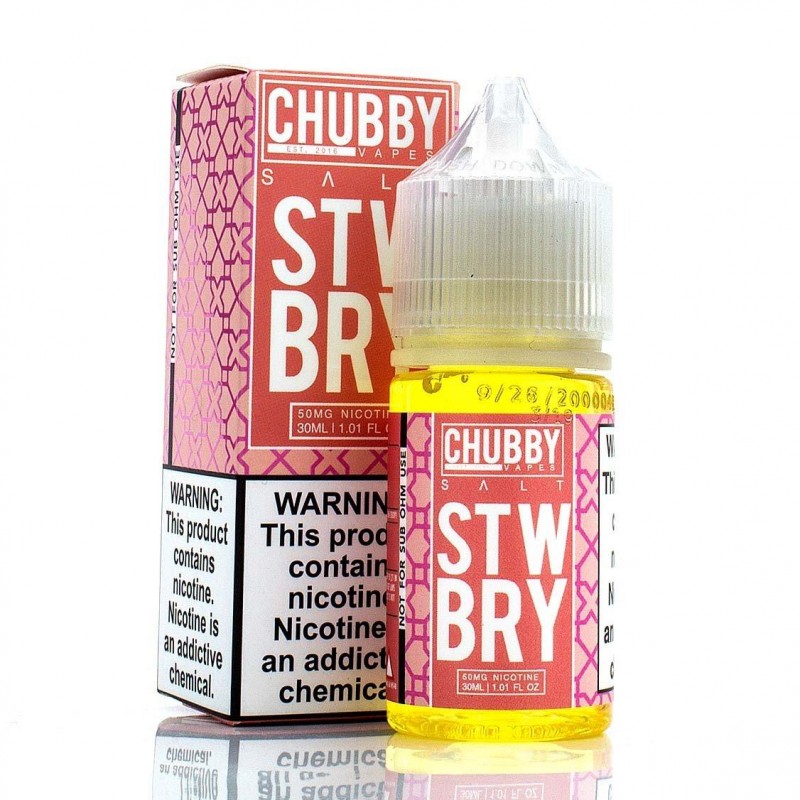 Strawberry Salt by Chubby Bubble Vapes Salts 30ml