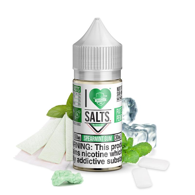 Spearmint Gum Salt by Mad Hatter EJuice 30ml