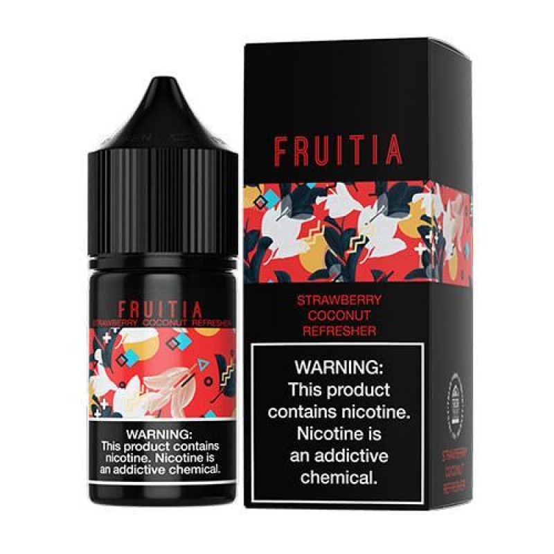 Strawberry Coconut Refresher by Fruitia Salts 30ml