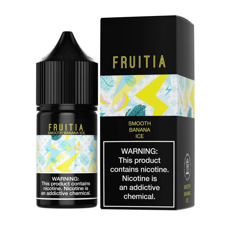 Smooth Banana Ice by Fruitia Salts 30ml