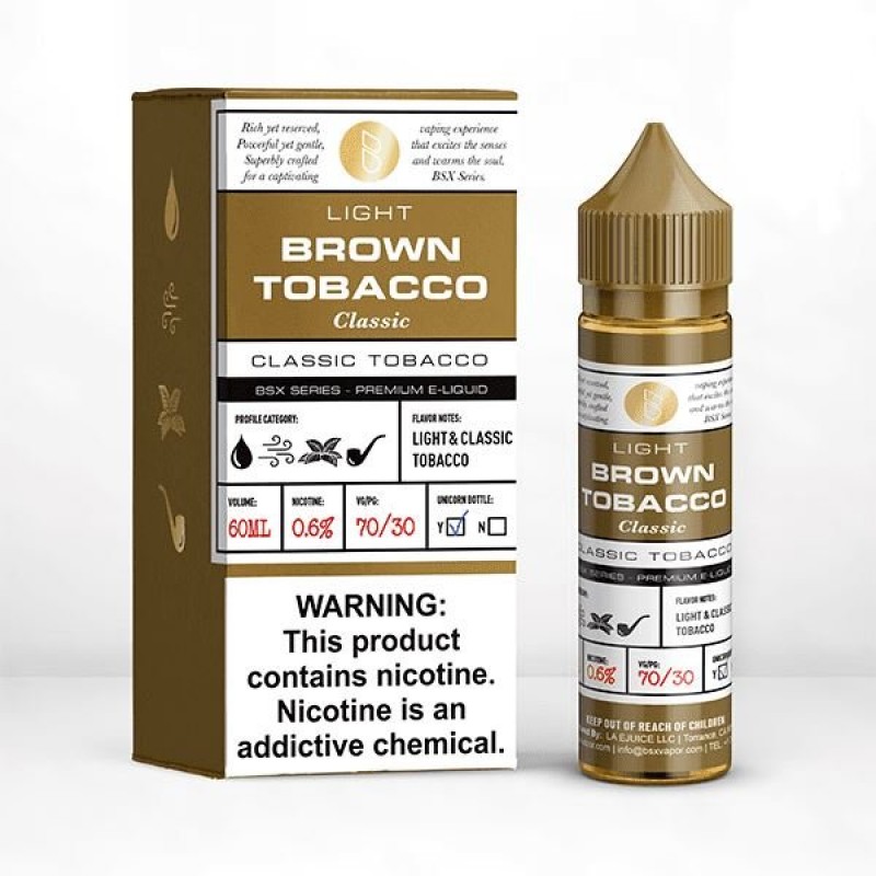 Light Classic Brown Tobacco by BSX TFN 60ml