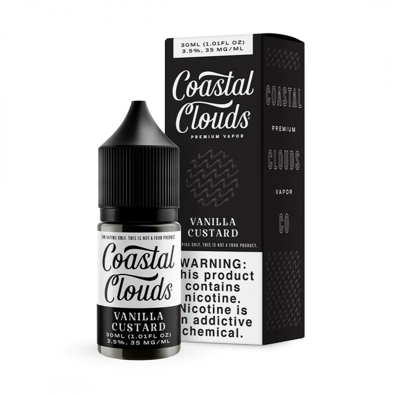 Vanilla Custard by Coastal Clouds Salt TFN E- Liqu...