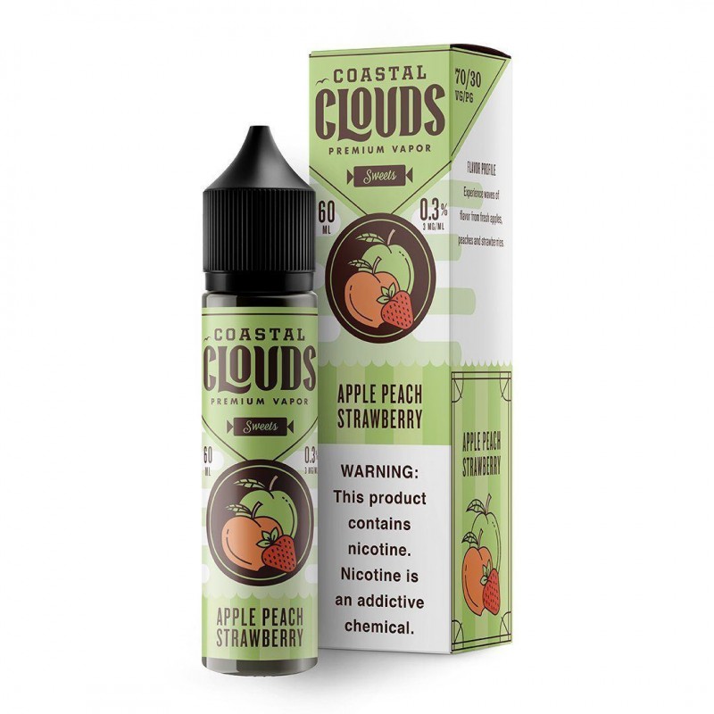 Apple Peach Strawberry by Coastal Clouds 60ml