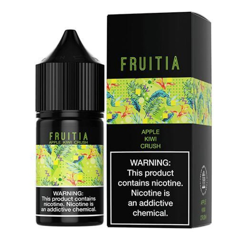 Apple Kiwi Crush by Fruitia Salts 30ml