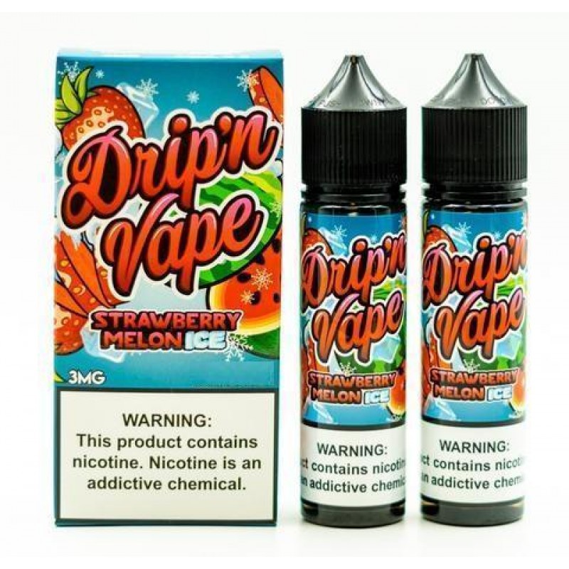 DRIP N VAPE | Strawberry Melon on Ice 120ML eLiqui...