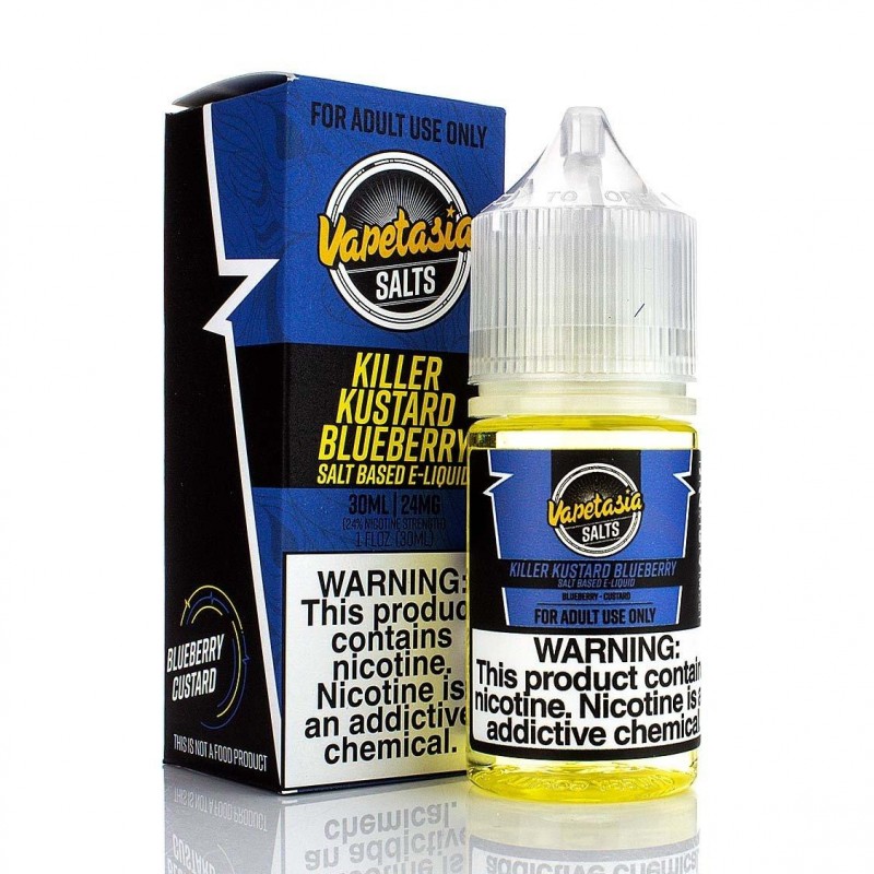 Killer Kustard Blueberry by Vapetasia Salts 30ml