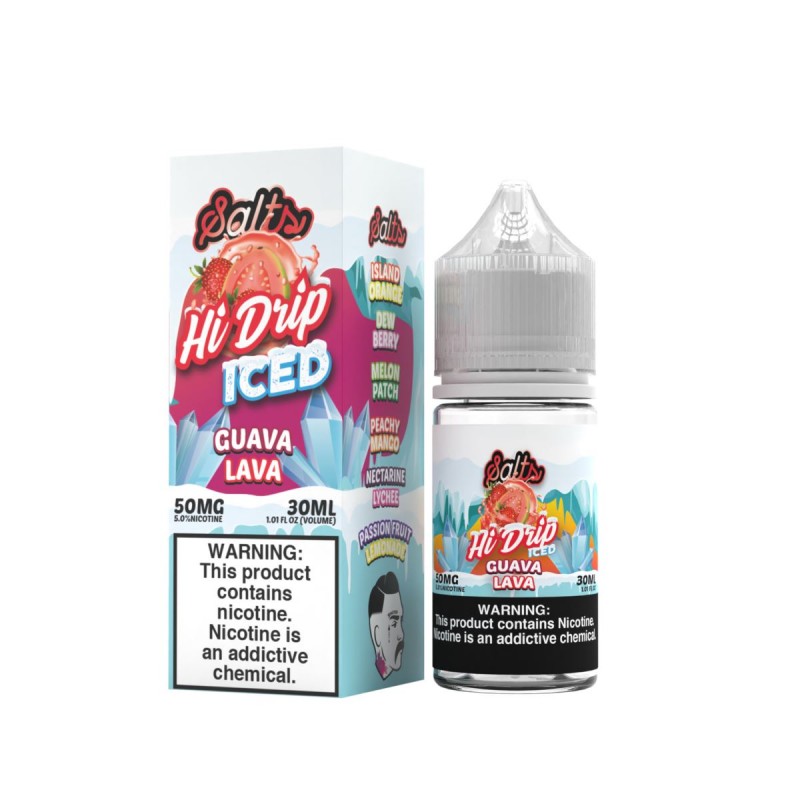 Guava Lava Iced by Hi-Drip Salts Series 30mL