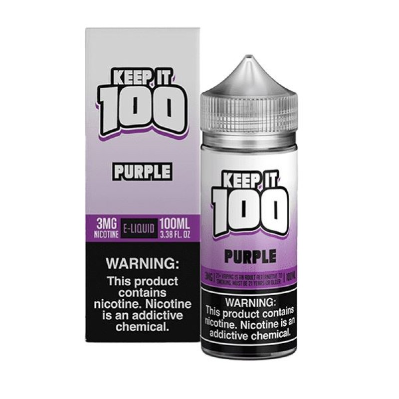 Purple by Keep It 100 Tobacco-Free Nicotine Series...