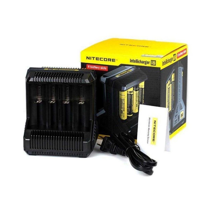 Nitecore I8 Charger - 8 Bay IMR Li-ion Battery Cha...