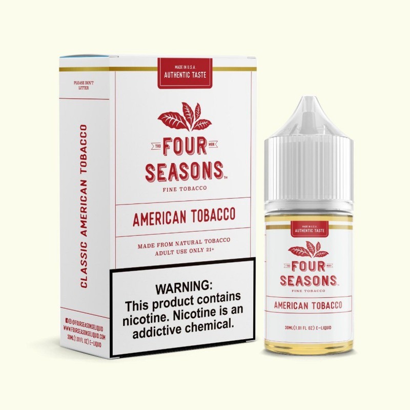 American Tobacco by Four Seasons Free Base 30ML