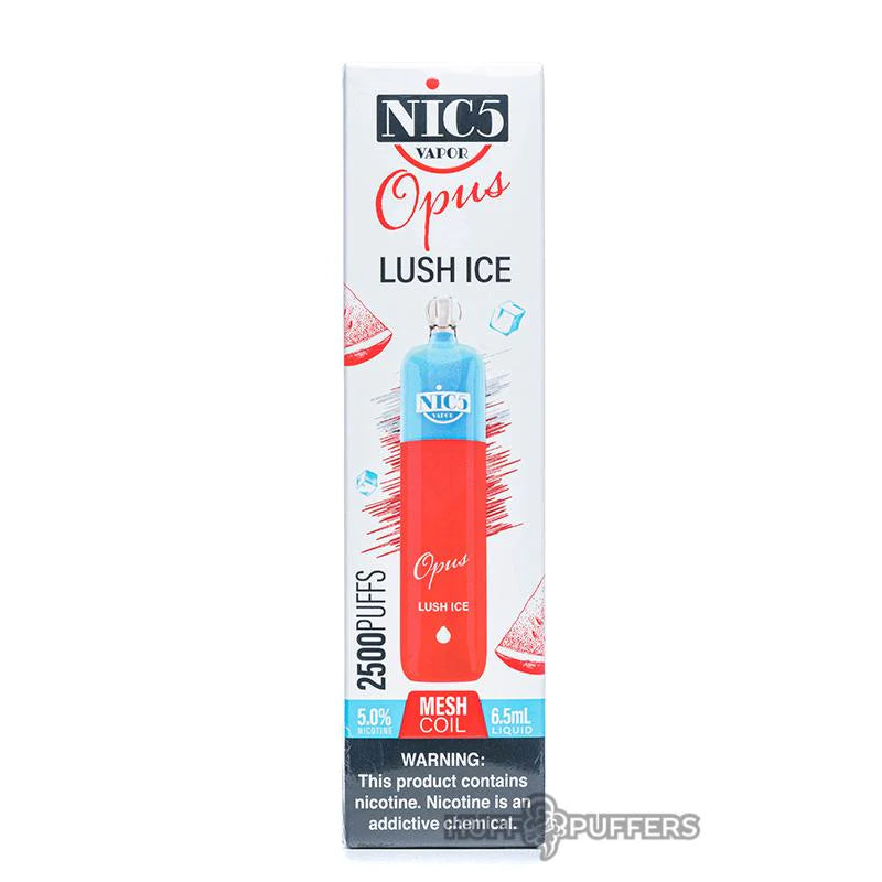 Nic5 Disposable | 2500 Puffs | 6.5mL