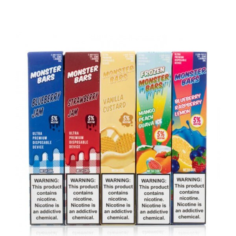 Monster Bars Disposable | 2500 Puffs | 6mL