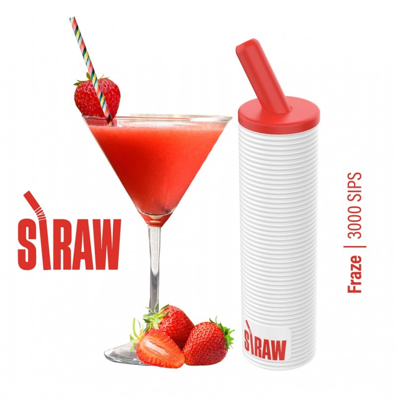 Straw Vape Disposable | 3000 Puffs | 8mL | 50mg