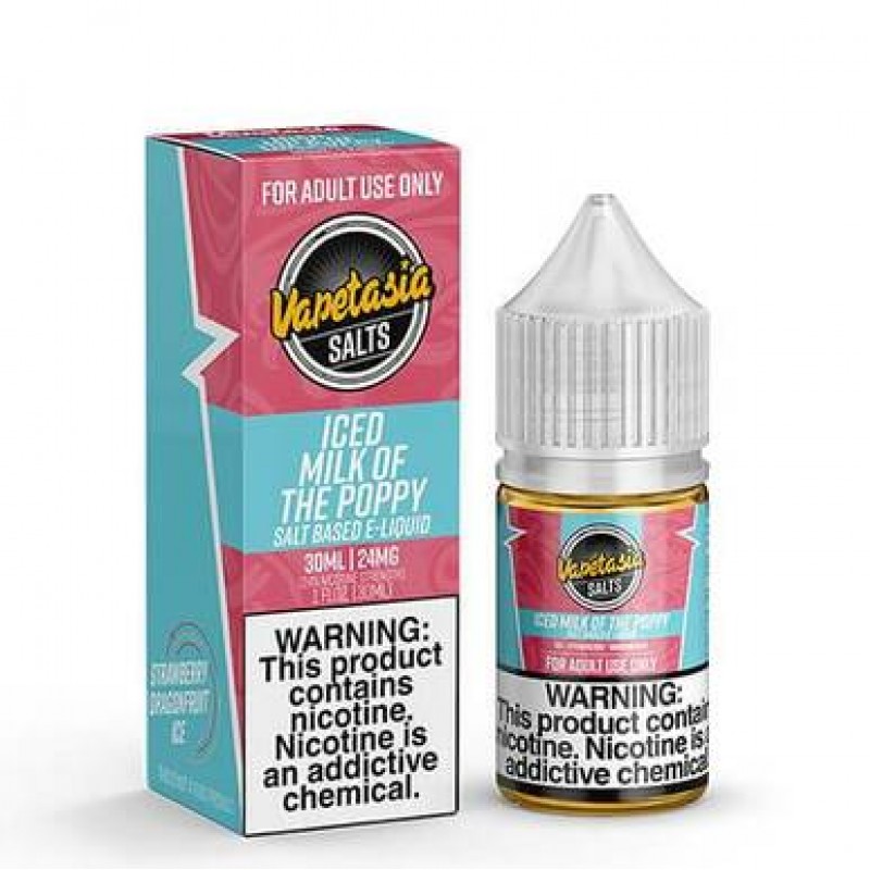 Iced Milk of the Poppy by Vapetasia Salts 30ml