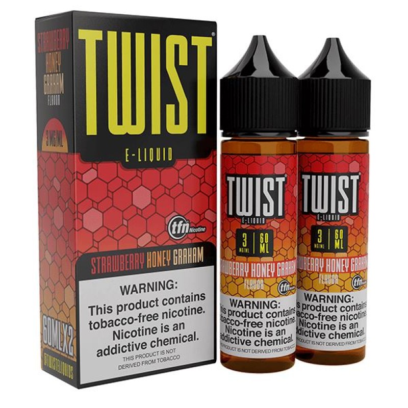 Strawberry Honey Graham by Twist TFN Series (x2 60...