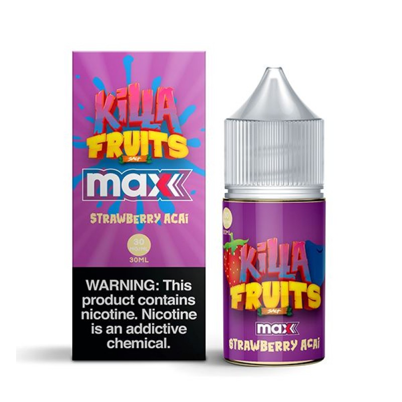 Strawberry Acai by Killa Fruits Salt Max TFN Salts...