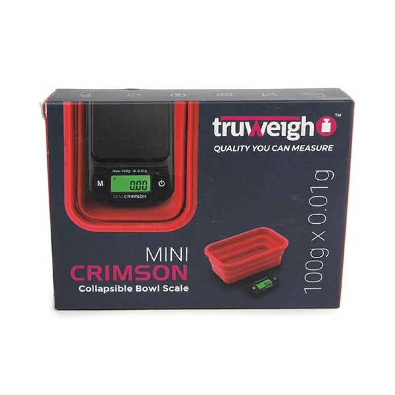 Truweigh Mini Crimson Scale Collapsible Bowl