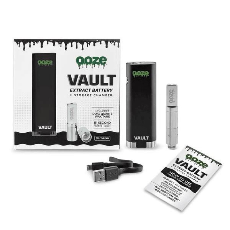 Ooze Vault Extract Battery 450mAh + Storage Chambe...