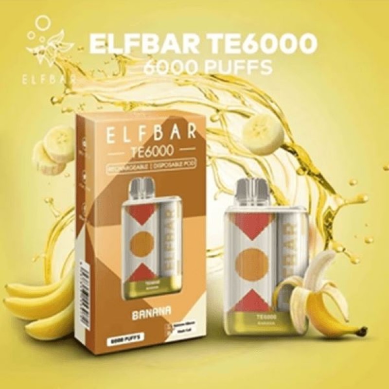 Elf Bar TE6000 Disposable | 6000 Puffs | 14mL | 50mg