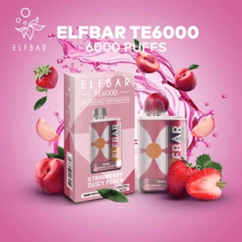 Elf Bar TE6000 Disposable | 6000 Puffs | 14mL | 50mg