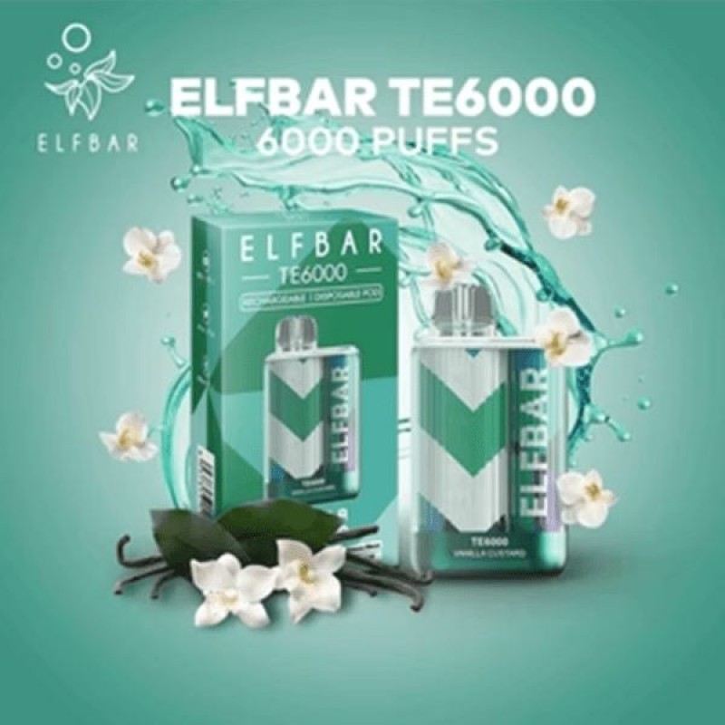 Elf Bar TE6000 Disposable | 6000 Puffs | 14mL | 50mg