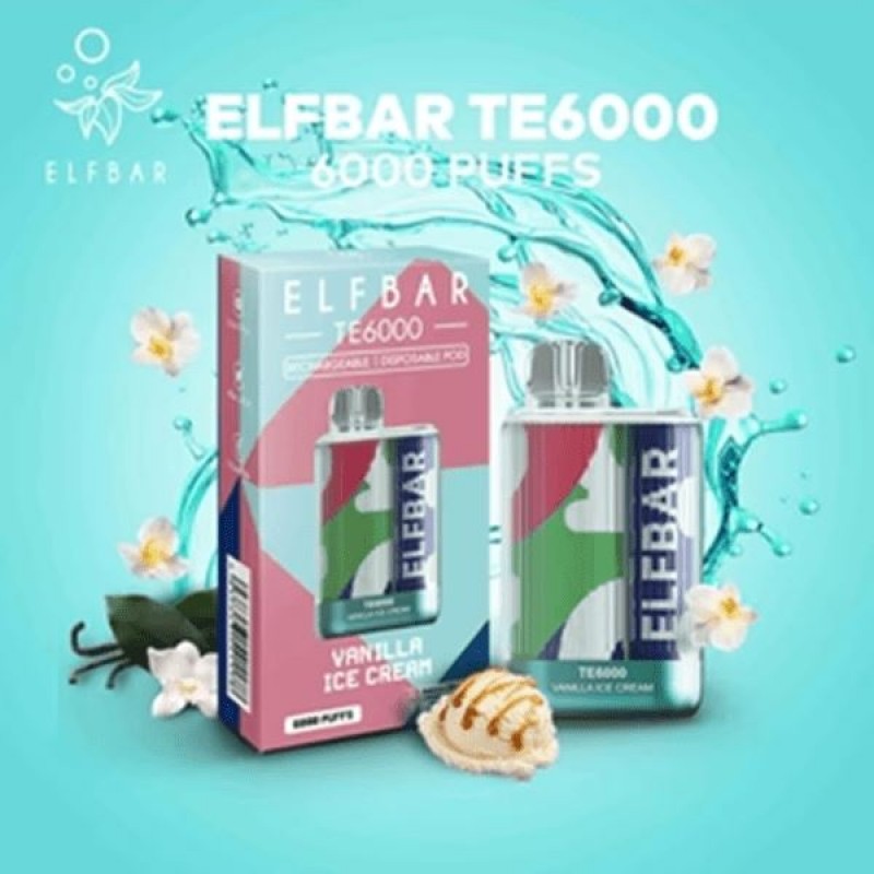 Elf Bar TE6000 Disposable | 6000 Puffs | 14mL | 50mg